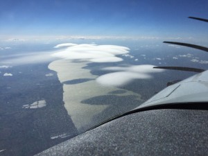 Lenticularis über dem Balaton